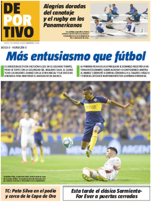 Más entusiasmo que fútbol