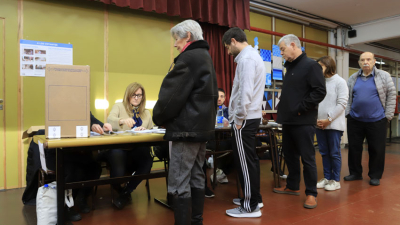 Ya votó el 66 % del padrón y los principales precandidatos a presidente