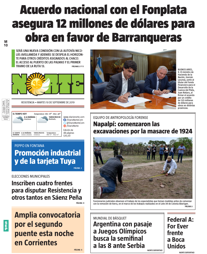 Edicion del 10-09-2019