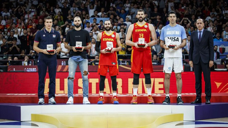 Scola, al quinteto ideal del Mundial