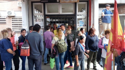 Tensión por toma y protesta en el Perrando