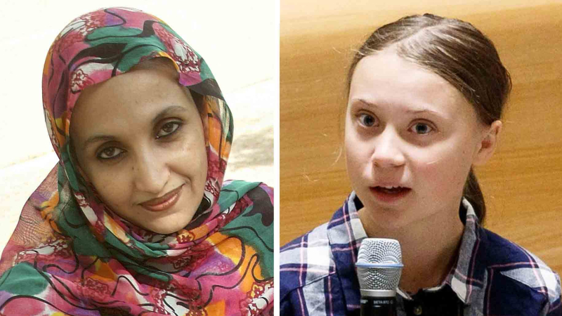 Nobel Alternativo para Greta Thunberg y Aminetu Haidar