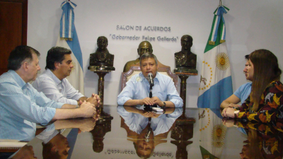 Peppo y Capitanich comenzaron a trabajar en el proceso de transición