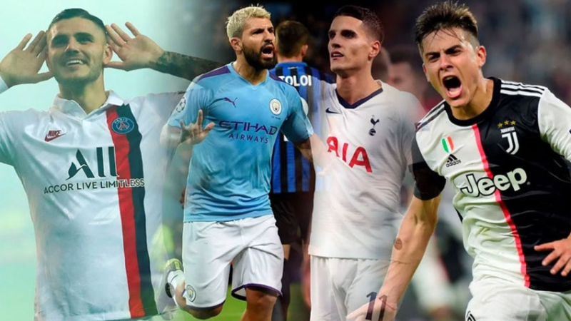 Champions argentina: goles de Agüero, Icardi, Dybalay Lamela