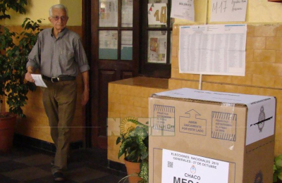 Los chaqueños concurren a las urnas por novena vez para elegir presidente