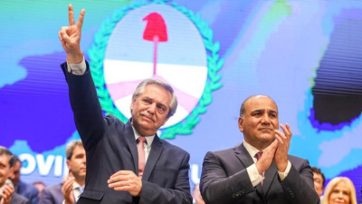 Alberto Fernández en la asunción de Juan Manzur: ‘Vamos a arremangarnos para que nadie más pase hambre‘