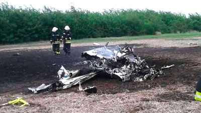 Dos muertos al caer una avioneta en Venado Tuerto