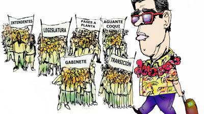 A 16 días de asumir, frentes abiertos obligan a Capitanich en su regreso a tomar el toro político por las astas
