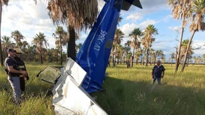 Dos personas murieron al estrellarse una avioneta en una zona rural de Formosa