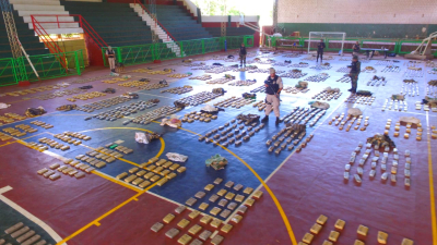 Misiones: dos toneladas de marihuana incautadas en un único operativo