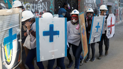 Chile: la “Primera Línea” de los manifestantes