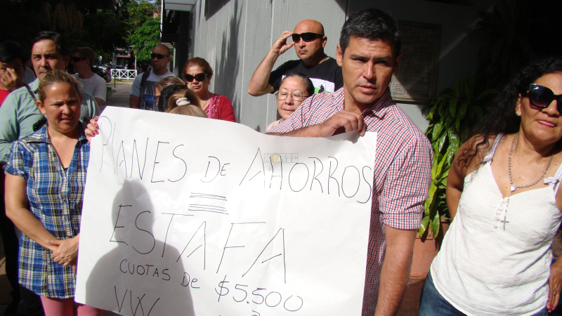 Damnificados por cuotas abusivas de autoplanes se manifestaron en el STJ
