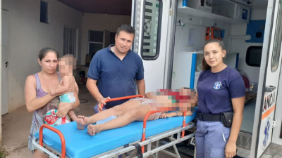 Policías reanimaron a una menor que se había sumergido al agua en Bermejito