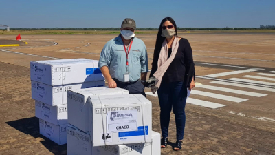 Chaco recibió cuatro respiradores y mil kits de reactivos