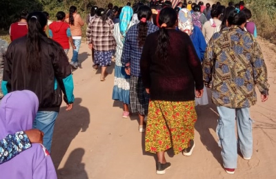El Sauzalito: incidentes en una manifestación de la Guardia Whasek