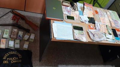 Pinedo: secuestros de armas y dinero por una causa de estafa de presos de Córdoba