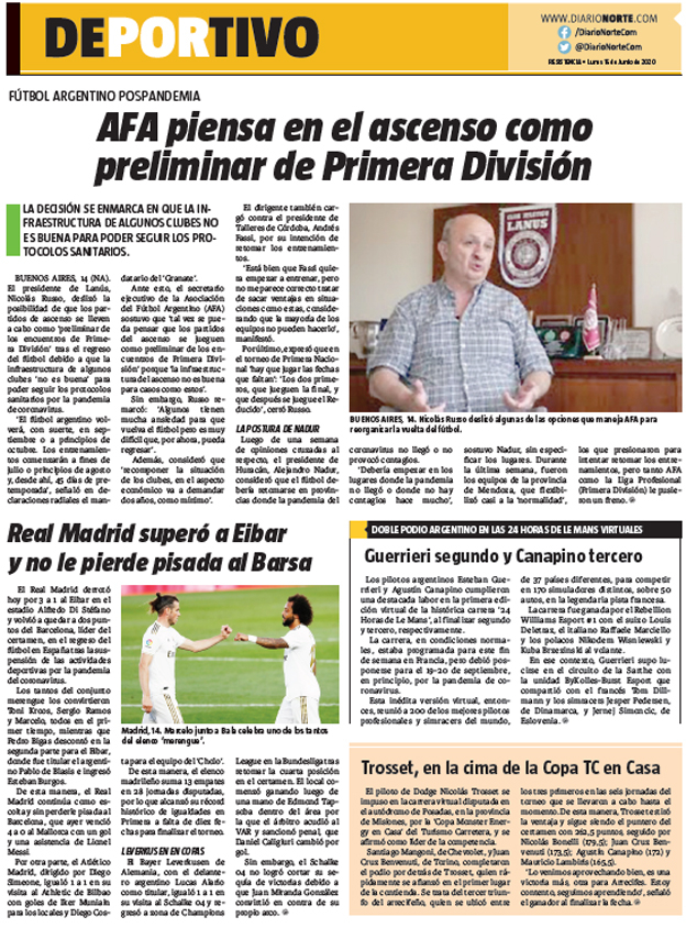 AFA piensa en el ascenso como preliminar de Primera División