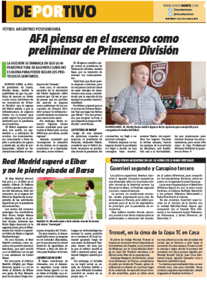 AFA piensa en el ascenso como preliminar de Primera División