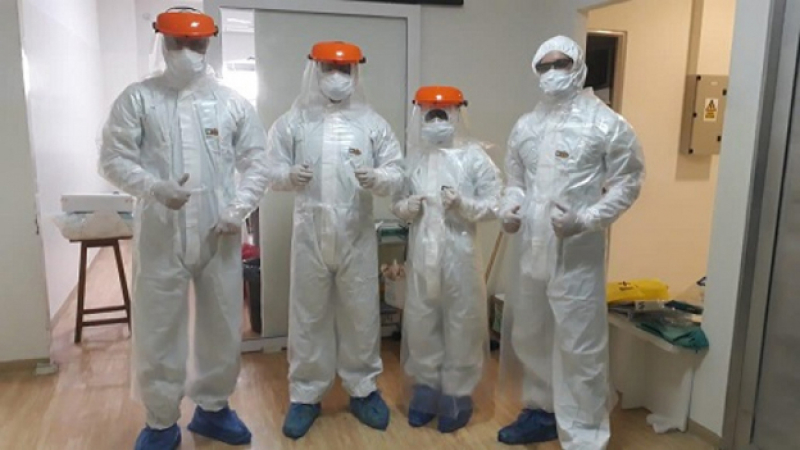 La unidad médica de la Uncaus, encargada de atender a casos sospechosos de COVID-19