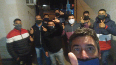 Policías de El Sauzalito aislados y uno internado
