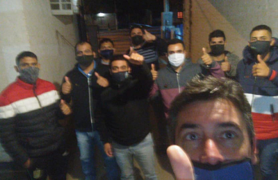 Policías de El Sauzalito aislados y uno internado