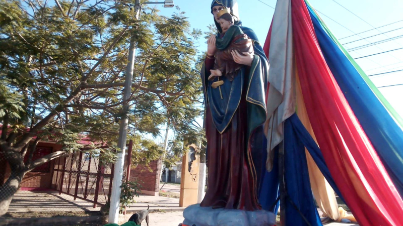 Con una ceremonia virtual, se conmemora el día de la Patrona de Charata