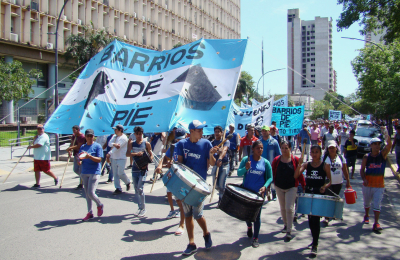 Movimientos sociales se manifiestan hoy en Casa de Gobierno