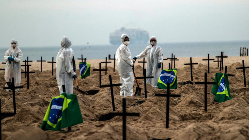 Brasil superó las 80.000 muertes por Covid-19