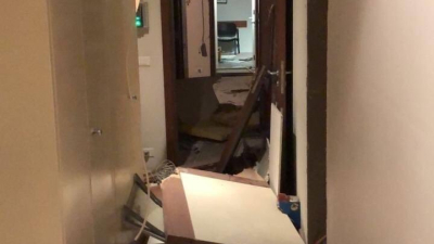 Así quedó la embajada argentina en el Líbano tras la explosión