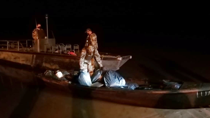 Prefectura secuestró casi 215 kilos de marihuana en Misiones