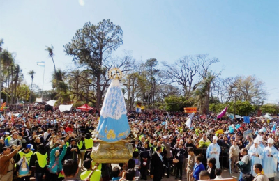 Peregrinación virtual de los jóvenes del NEA hasta la Virgen de Itatí