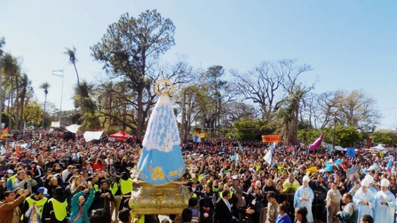 Peregrinación virtual de los jóvenes del NEA hasta la Virgen de Itatí