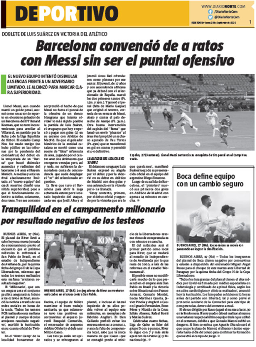 Barcelona convenció de a ratos con Messi sin ser el puntal ofensivo