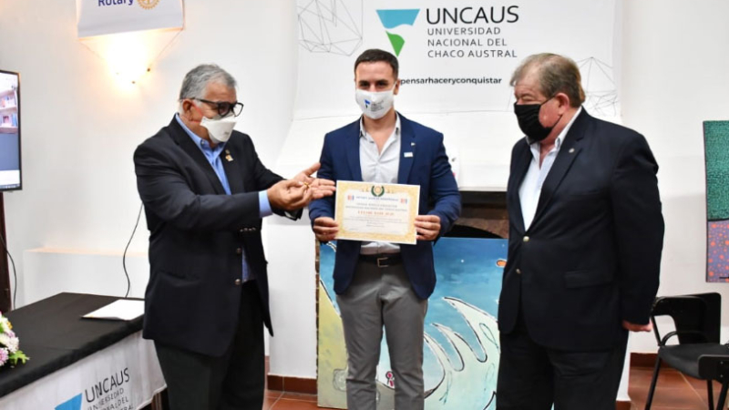 La Unidad Médica de Uncaus recibió el premio SATO del Rotary Club