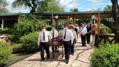 Familiares y amigos despidieron a Miguel Ángel Fernández