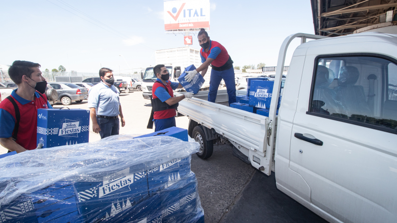 Supermayorista Vital donó 1.000 cajas navideñas a comedores de Resistencia