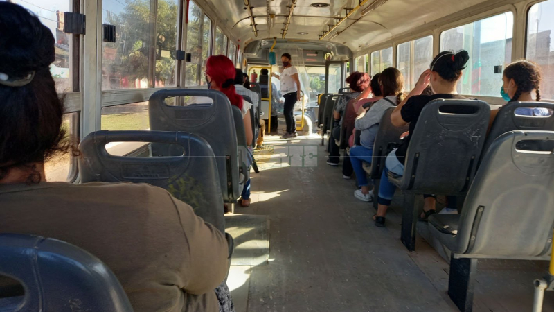 Este lunes habrá servicio gratuito de colectivos para las mujeres 