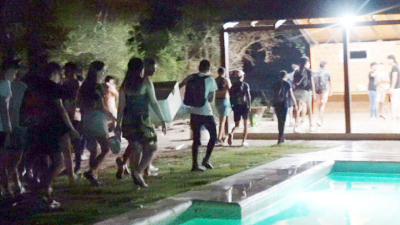 Madrugada de controles terminó en escándalo con la hermana de un diputado