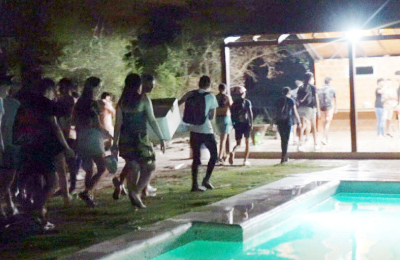 Madrugada de controles terminó en escándalo con la hermana de un diputado