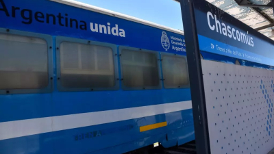 Massa, Meoni y Arroyo en la inauguración del Tren de Desarrollo Social y Sanitario