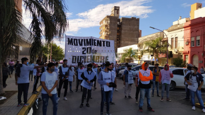 Movimientos sociales se manifestaron y le piden al gobierno que “deje de dormir la siesta”