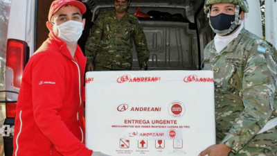 Llegó un nuevo lote de 5400 dosis para la continuidad de la campaña