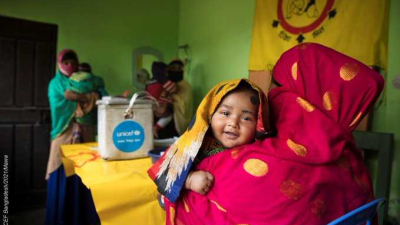 ONU: interrumpir vacunaciones pone a millones de niños en riesgo  