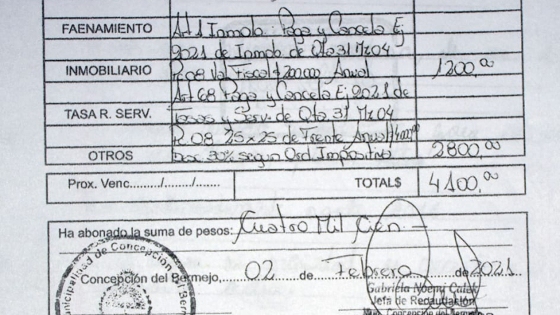 "Hace tres años usurparon mi propiedad", se lamenta una conocida vecina Bermejeña