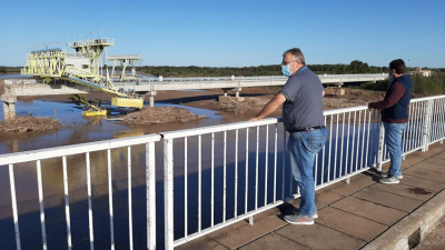 Castelli: los bancos de arena y sedimentos complican provisión de agua
