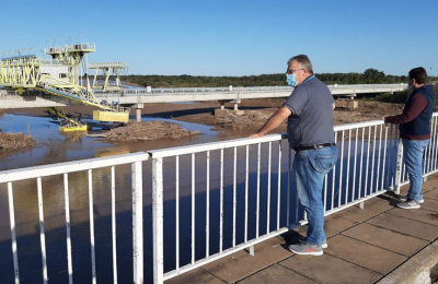 Castelli: los bancos de arena y sedimentos complican provisión de agua