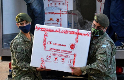 Llegan vacunas de Sinopharm para continuar los operativos en territorio
