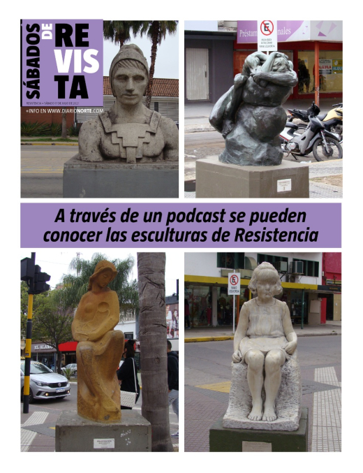 A través de un podcast se pueden conocer las esculturas de Resistencia 