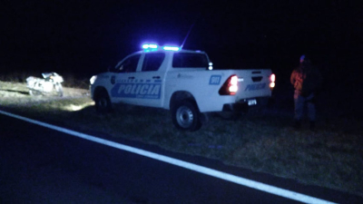 Facundo Sampayo protagonizó un siniesto vial en la ruta 11