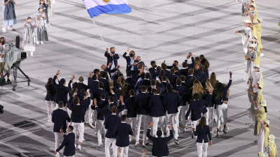 Argentina le puso ritmo y color a su desfile en la ceremonia inaugural de Tokio 2020